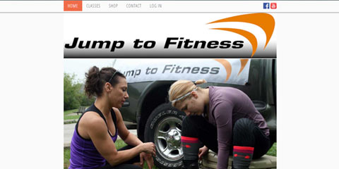 Jump to Fitness webpage